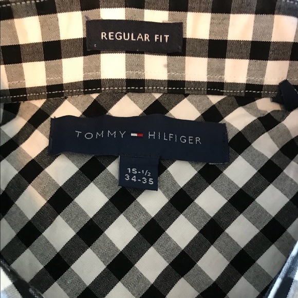 Tommy Hilfiger Regular Fit Checked Shirt EUC - Picture 2 of 3